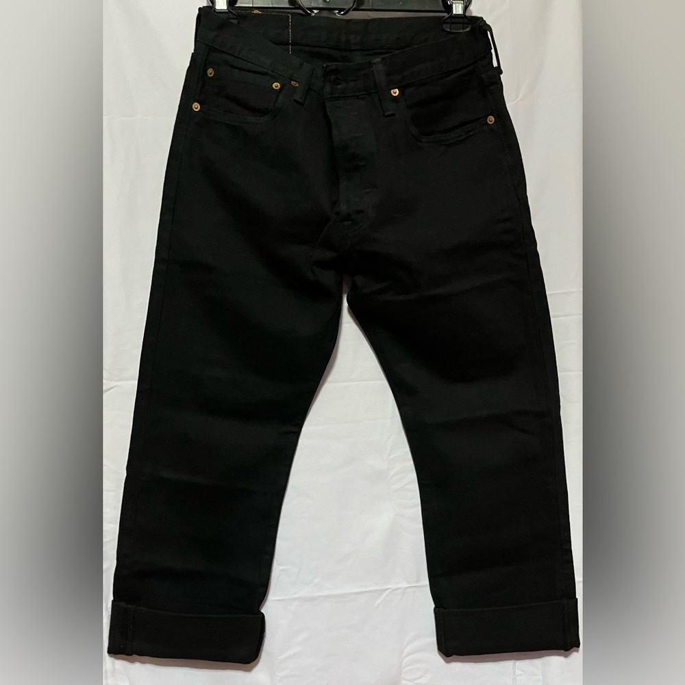 Levi's 501 Men's Dark Black Straight Jeans